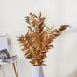 Faux Leaf Stem Gold Set Of 3 - Artificial Plant | Flower for vase | Home decor item | Room decoration item