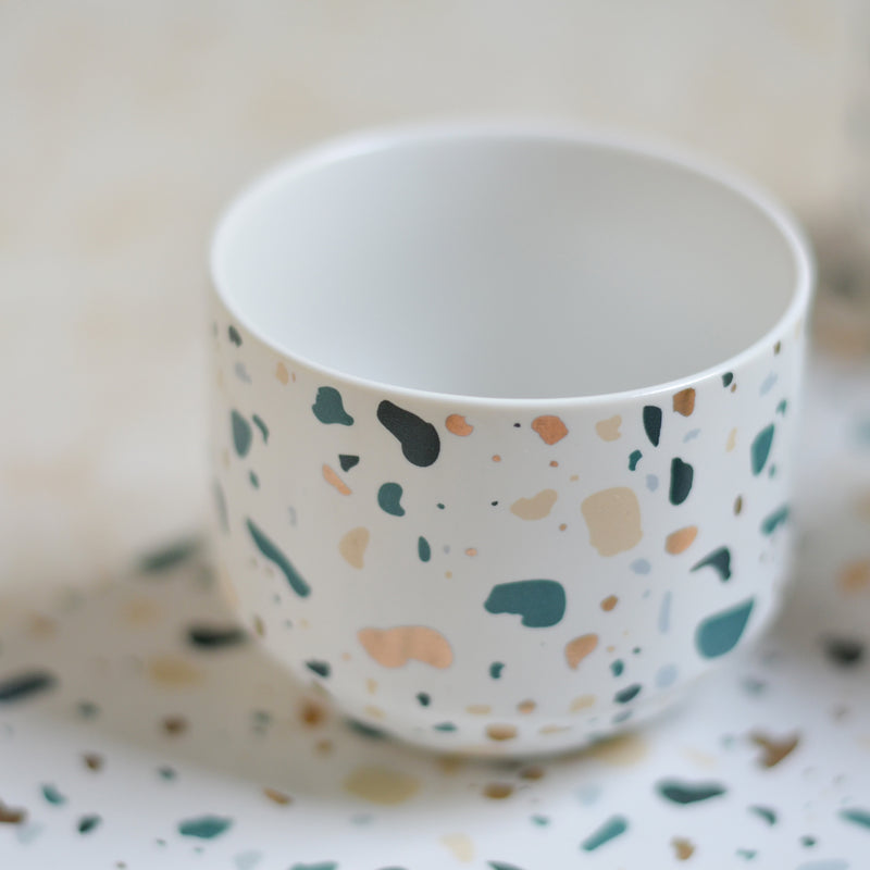 Terrazzo Tea Set With Tray - Tea cup set, tea set, teapot set | Tea set for Dining Table & Home Decor