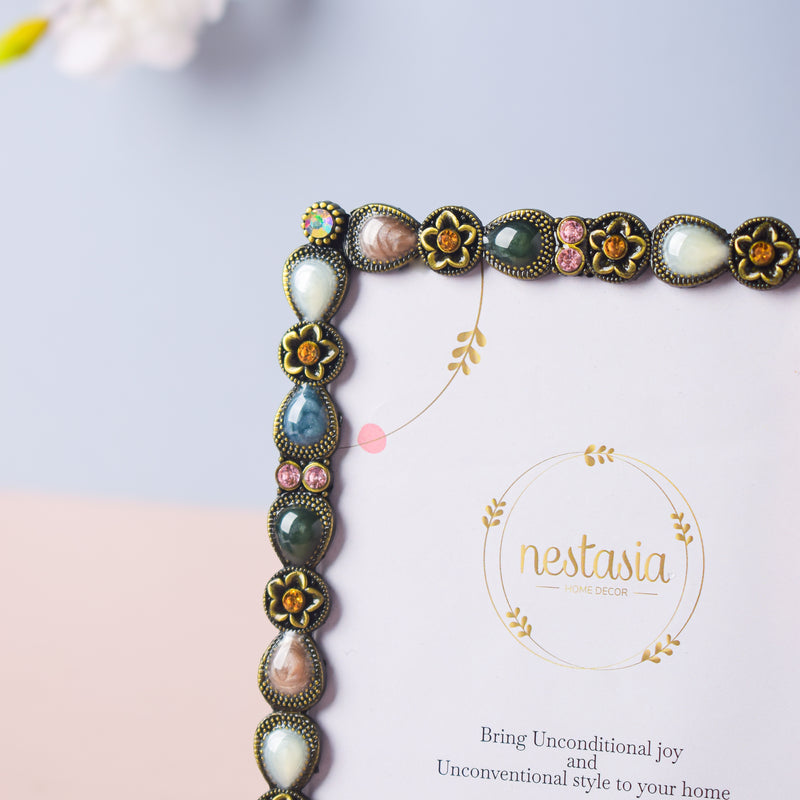 Beaded Vintage Photo Frame Small - Picture frames and photo frames online | Home decoration items