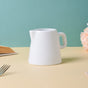 Riona Ceramic Mini Milk Pot White - Coffee creamer, milk pot | Milk pot for Dining table & Home decor
