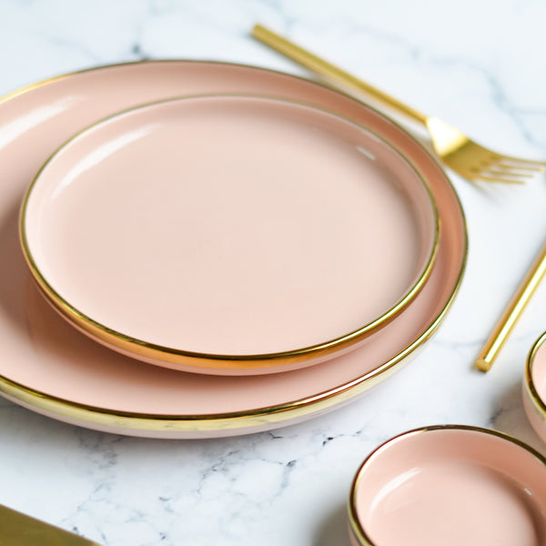 VERA Pink Plates - Serving plate, snack plate, dessert plate | Plates for dining & home decor