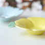 Mini Flower Shape Plate - Bowl, ceramic bowl, dip bowls, chutney bowl, dip bowls ceramic | Bowls for dining table & home decor 