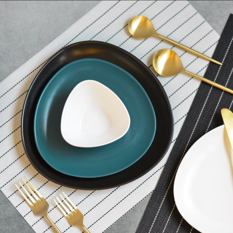 Triangular Plate Online - Premium Snack Plate | Nestasia