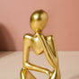 Gold Sitting Showpiece Thinking - Showpiece | Home decor item | Room decoration item