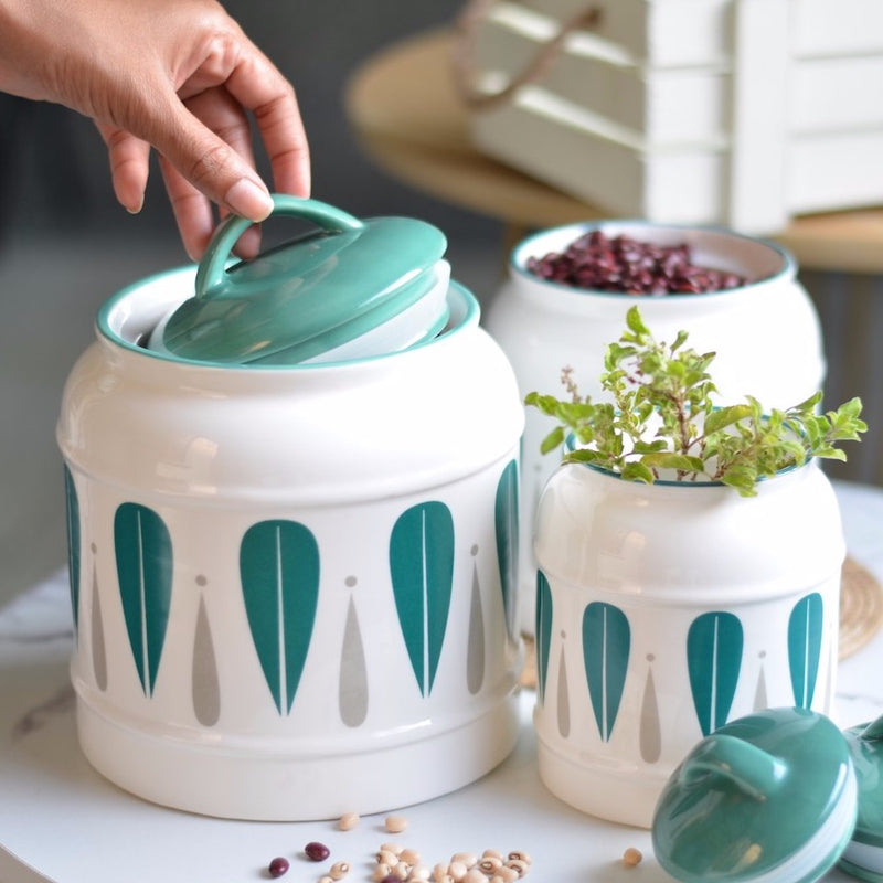 Airtight Jars Green - Jar