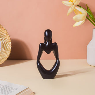 Black Sitting Showpiece - Showpiece | Home decor item | Room decoration item