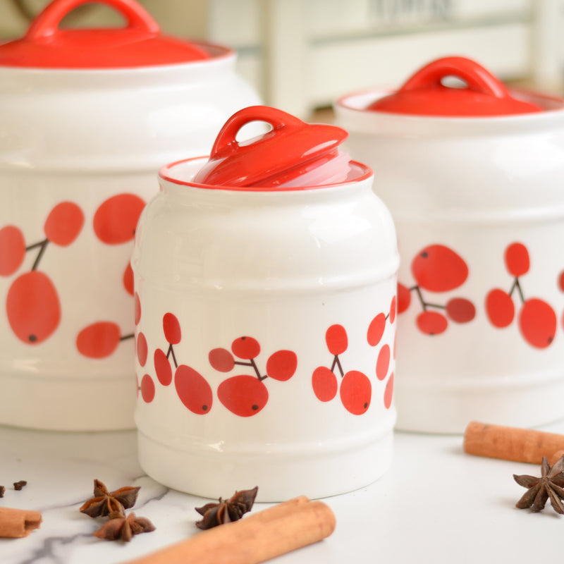 Airtight Jars Red - Jar