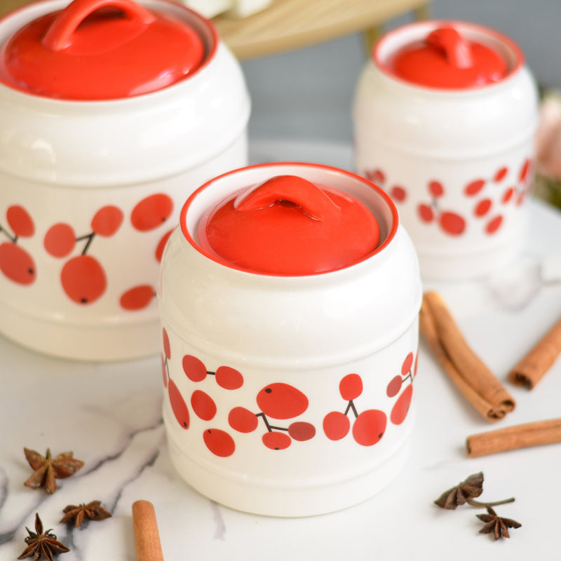 Airtight Jars Red - Jar