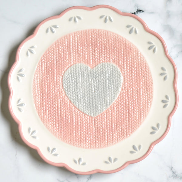 Heart Plate - Ceramic platter, serving platter, fruit platter | Plates for dining table & home decor