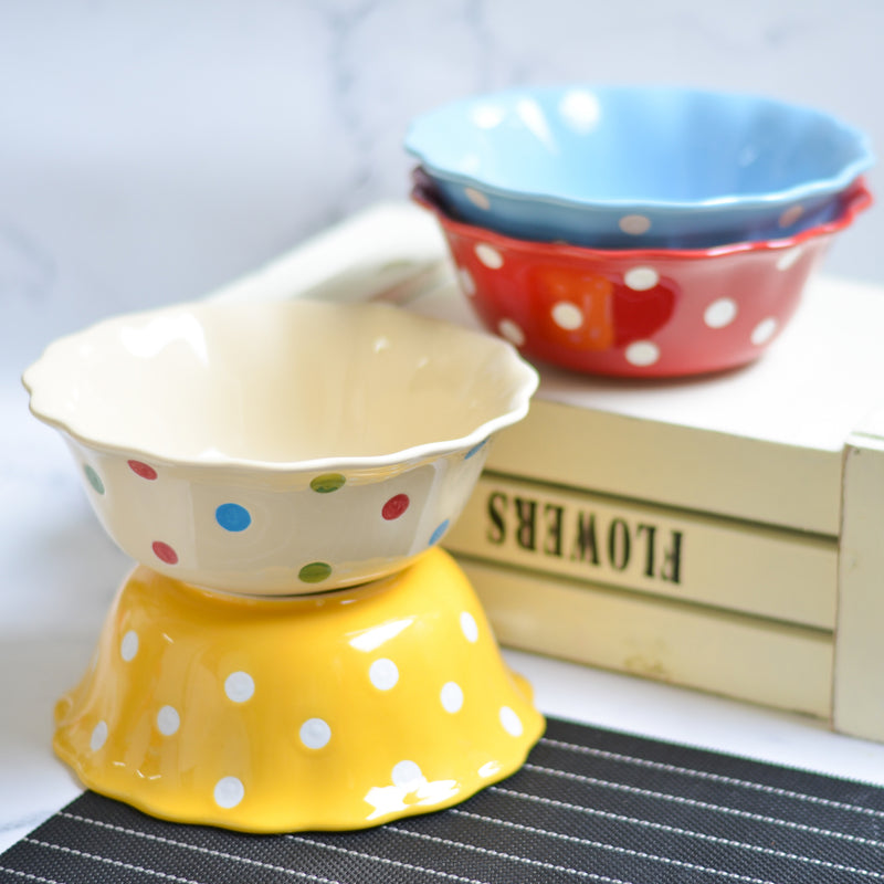 Retro Bowls 600 ml - Bowl, ceramic bowl, serving bowls, noodle bowl, salad bowls, bowl for snacks, large serving bowl | Bowls for dining table & home decor