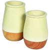Yellow and White Vase - Flower vase for home decor, office and gifting | Home decoration items