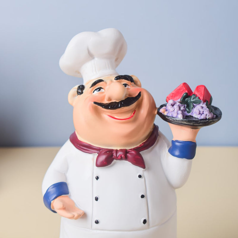 Stubby Chef - Showpiece | Home decor item | Room decoration item