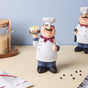 Stubby Chef With Pie - Showpiece | Home decor item | Room decoration item