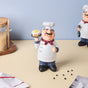 Stubby Chef With Pie - Showpiece | Home decor item | Room decoration item