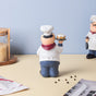 Stubby Chef With Pie - Showpiece | Home decor item | Room decoration item