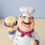 Stubby Chef With Pie - Showpiece | Home decor item | Room decoration item