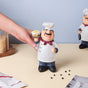 Stubby Chef With Pie - Showpiece | Home decor item | Room decoration item