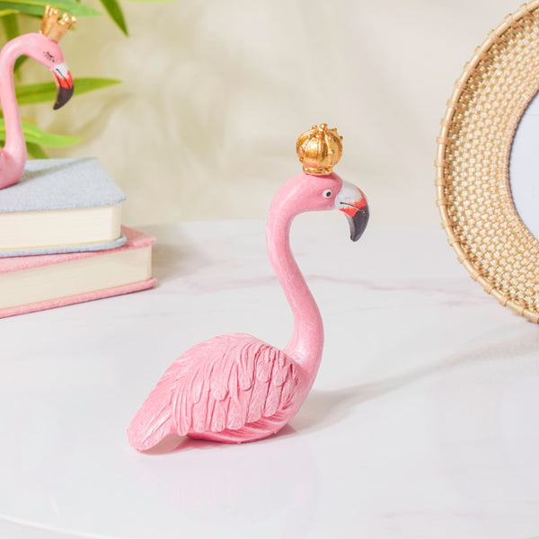 Royal Queen Flamingo Decor - Showpiece | Home decor item | Room decoration item