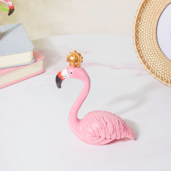 Royal Queen Flamingo Decor - Showpiece | Home decor item | Room decoration item