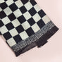 Chequered Designer Black & White Scarf