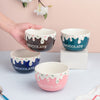 Chocolate Side Bowl Blue 400 ml - Bowl,ceramic bowl, snack bowls, curry bowl, popcorn bowls | Bowls for dining table & home decor