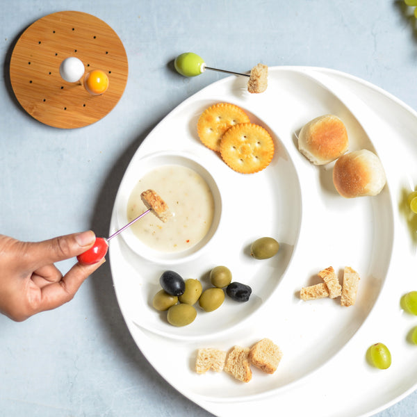 Cheese Board - Ceramic platter, serving platter, fruit platter | Plates for dining table & home decor