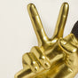 Hand And Mic Decor Showpiece Gold 9 Inch - Showpiece | Home decor item | Room decoration item