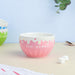 Pink Strawberry Ice Cream Bowl 400 ml - Bowl,ceramic bowl, snack bowls, curry bowl, popcorn bowls | Bowls for dining table & home decor