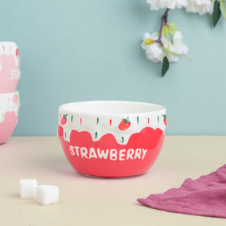 Red Strawberry Side Bowl 400 ml