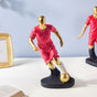 Red Jersey Running Footballer Decor Object 11 Inch - Showpiece | Home decor item | Room decoration item