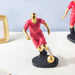 Red Jersey Running Footballer Decor Object 11 Inch - Showpiece | Home decor item | Room decoration item