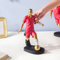 Red Jersey Kicking Footballer Decor Object 11 Inch - Showpiece | Home decor item | Room decoration item