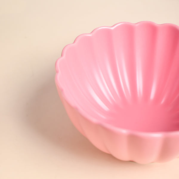 Very Berry Scallop Snack Bowl 250 ml - Bowl,ceramic bowl, snack bowls, curry bowl, popcorn bowls | Bowls for dining table & home decor