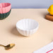 Snow White Scallop Snack Bowl 250 ml - Bowl,ceramic bowl, snack bowls, curry bowl, popcorn bowls | Bowls for dining table & home decor
