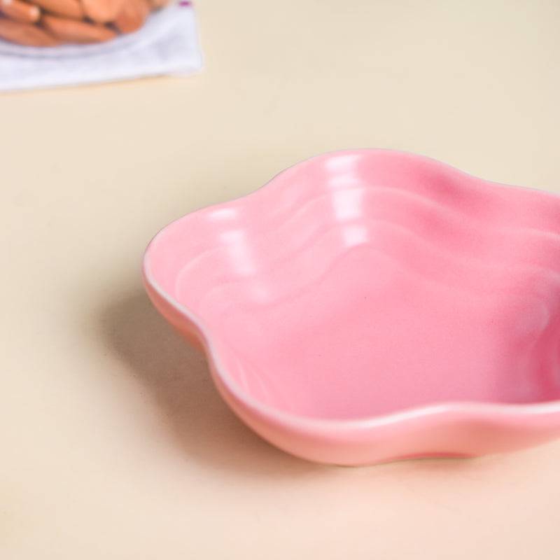 Very Berry Floral Dip Bowl - Bowl, ceramic bowl, dip bowls, chutney bowl, dip bowls ceramic | Bowls for dining table & home decor 