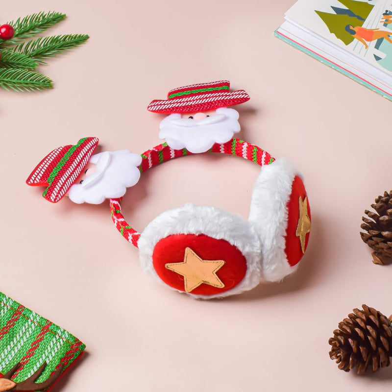 Santa Claus Winter Earmuffs For Christmas