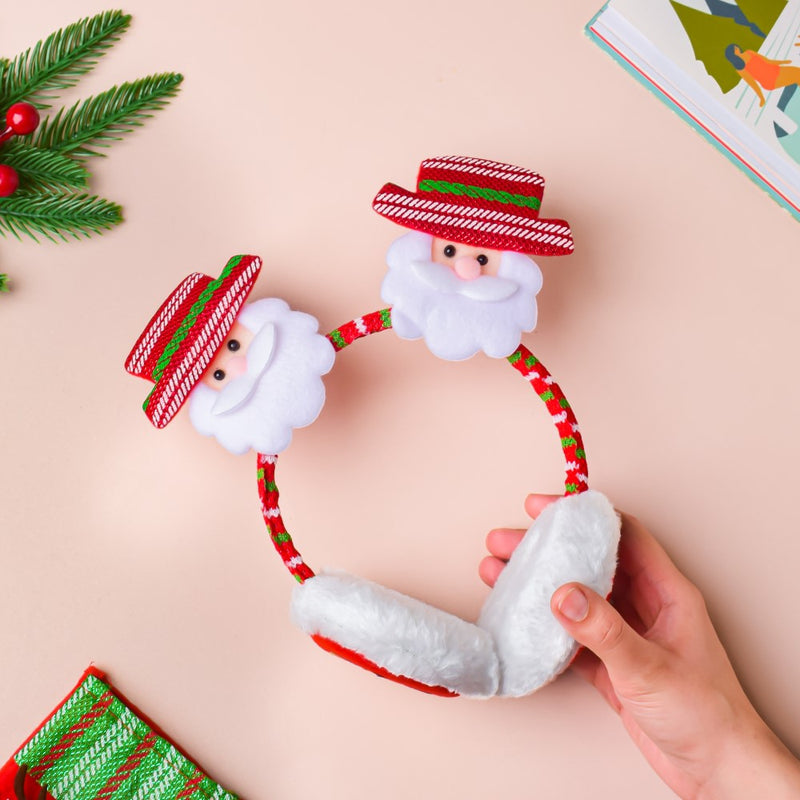 Santa Claus Winter Earmuffs For Christmas