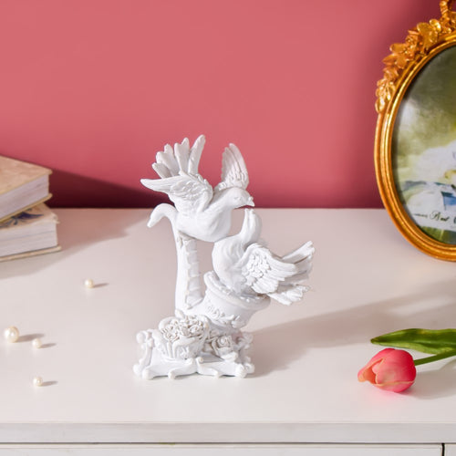 White Dove Birds Showpiece 6 Inch