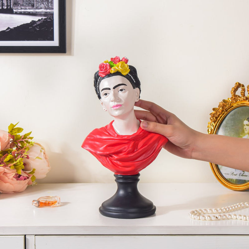 Frida Kahlo Showpiece 11 Inch - Showpiece | Home decor item | Room decoration item