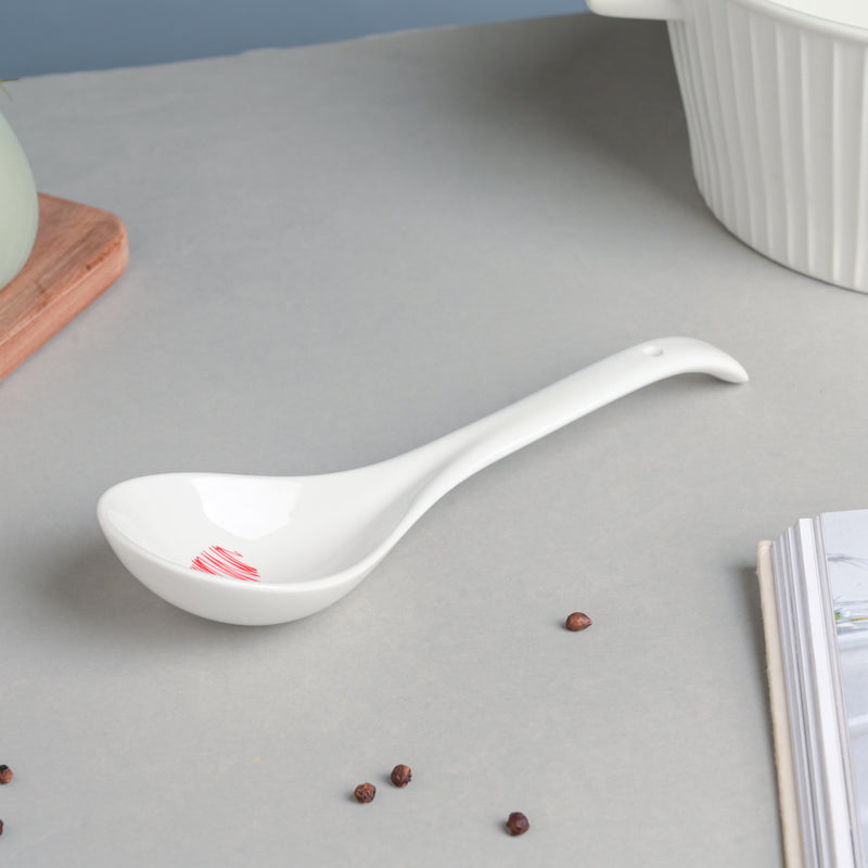 Red Heart Serving Spoon