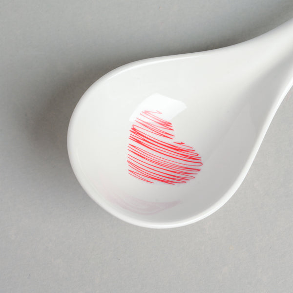 Red Heart Serving Spoon