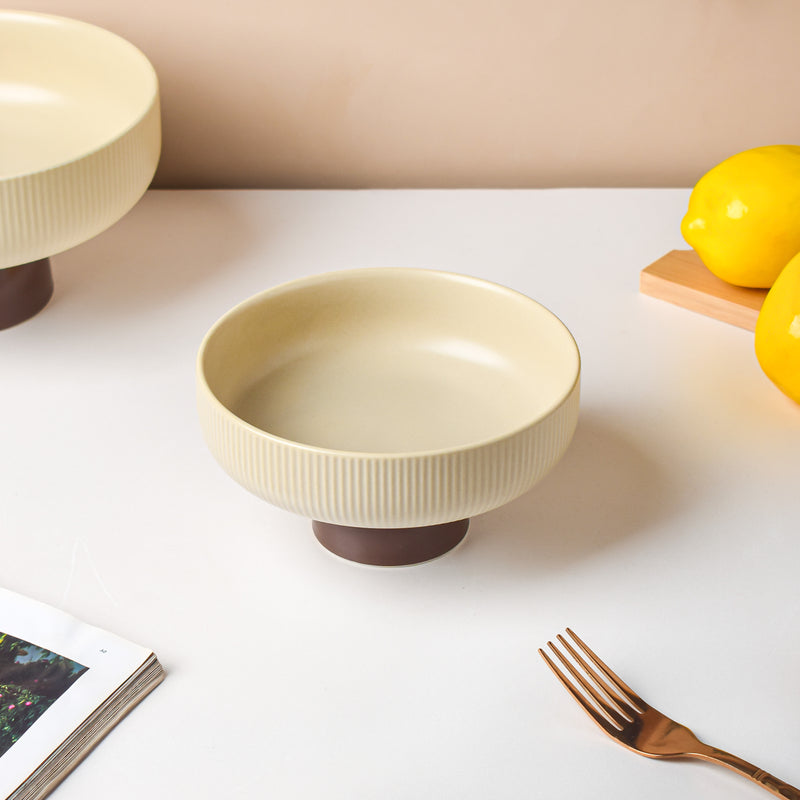 CrÃ¨me De La CrÃ¨me Fruit Bowl Small - Bowl, ceramic bowl, serving bowls, bowl for snacks, large serving bowl, fruit bowl | Bowls for dining table & home decor