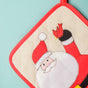 Santa Square Christmas Themed Trivet 8.5 Inch