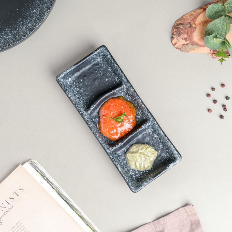 Galaxy Stone Pottery 35 Piece Dinner Set For 6