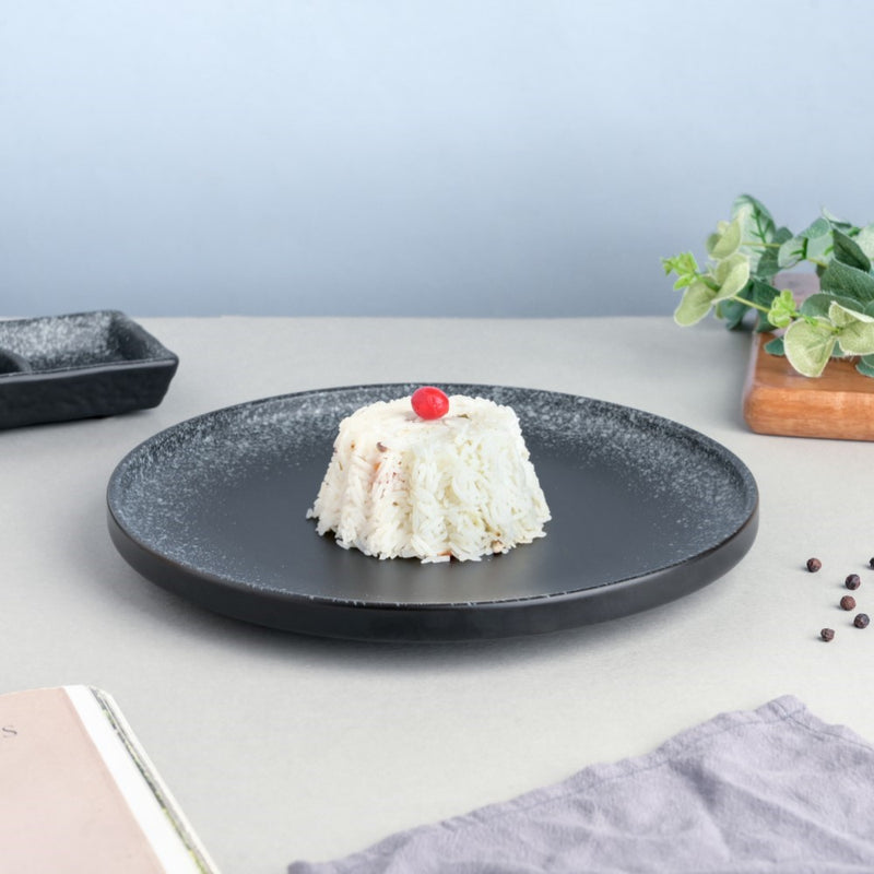 Galaxy Stone Pottery 35 Piece Dinner Set For 6