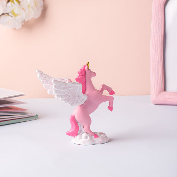 Pink Pegasus Resin Showpiece - Showpiece | Home decor item | Room decoration item