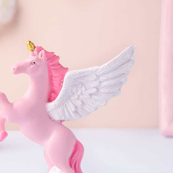 Pink Pegasus Resin Showpiece - Showpiece | Home decor item | Room decoration item