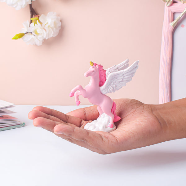Pink Pegasus Resin Showpiece - Showpiece | Home decor item | Room decoration item