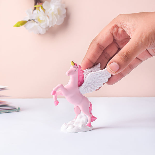 Pink Pegasus Resin Showpiece - Showpiece | Home decor item | Room decoration item