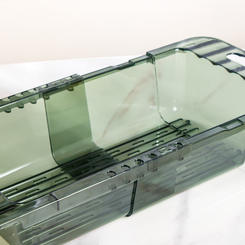 Expandable Strainer Basket Green 18 Inch - Kitchen Tool